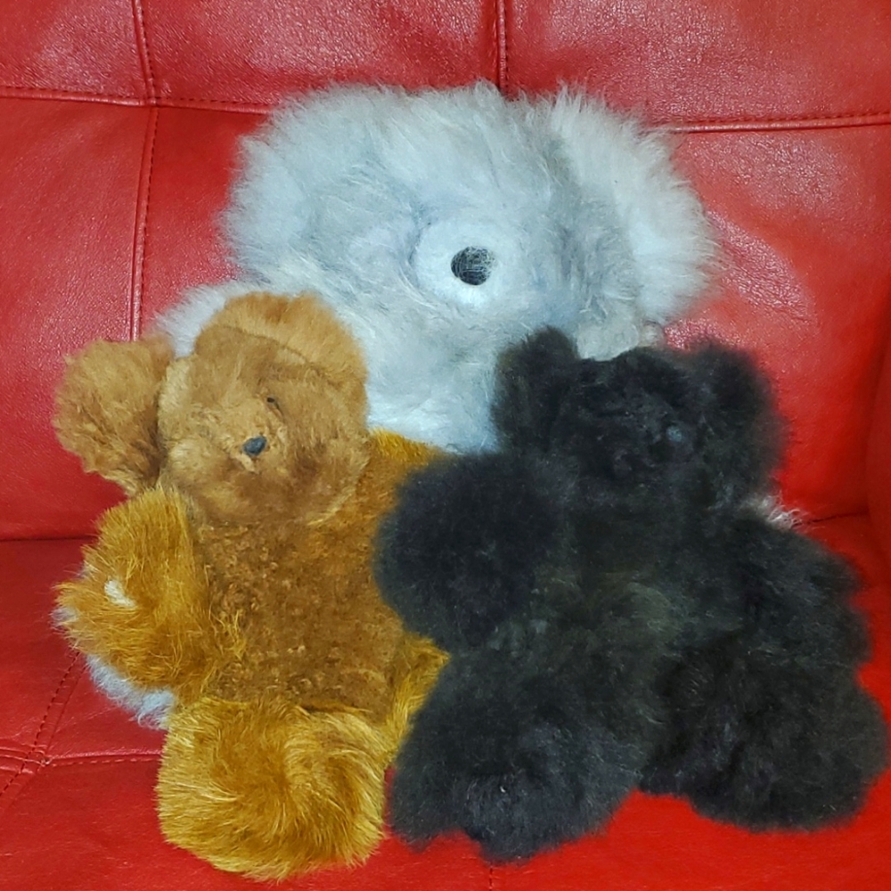 100% Alpaca Fur Bears Set